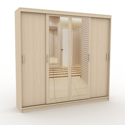 Шкаф-купе Миллениум 4-200b классический для прихожей - фото 1 home