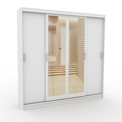 Шкаф-купе Миллениум 4-200e классический для прихожей - фото 1 home