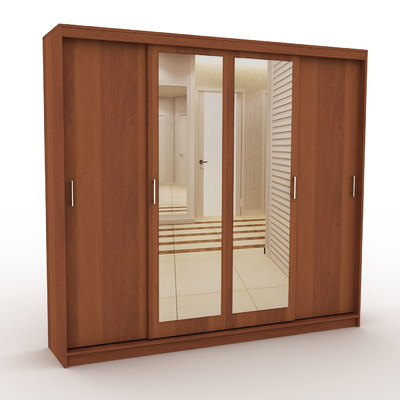 Шкаф-купе Миллениум 4-200f классический для прихожей - фото 1 home