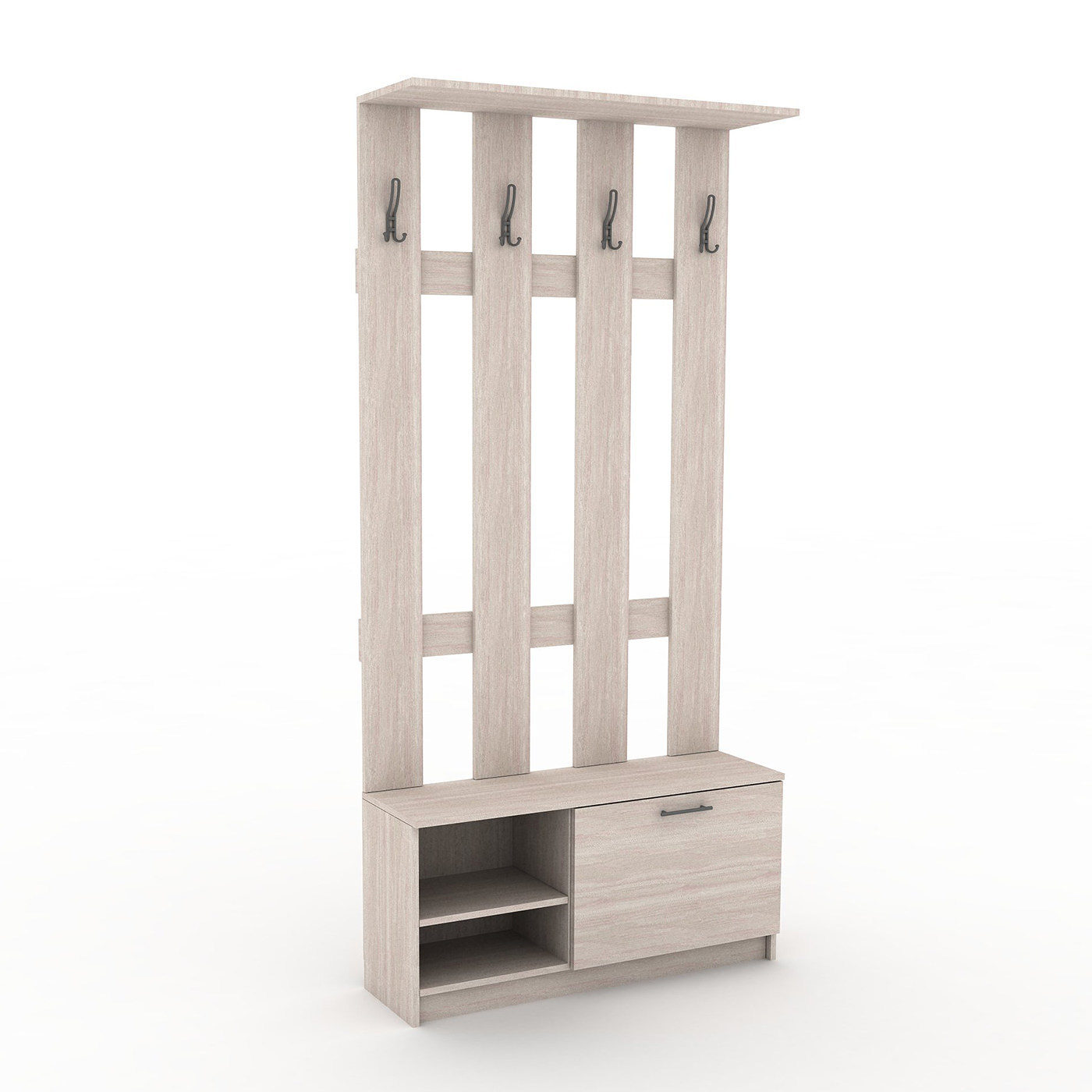 Прихожая Лювен-400с современный ясень шимо светлый - фото 2 large