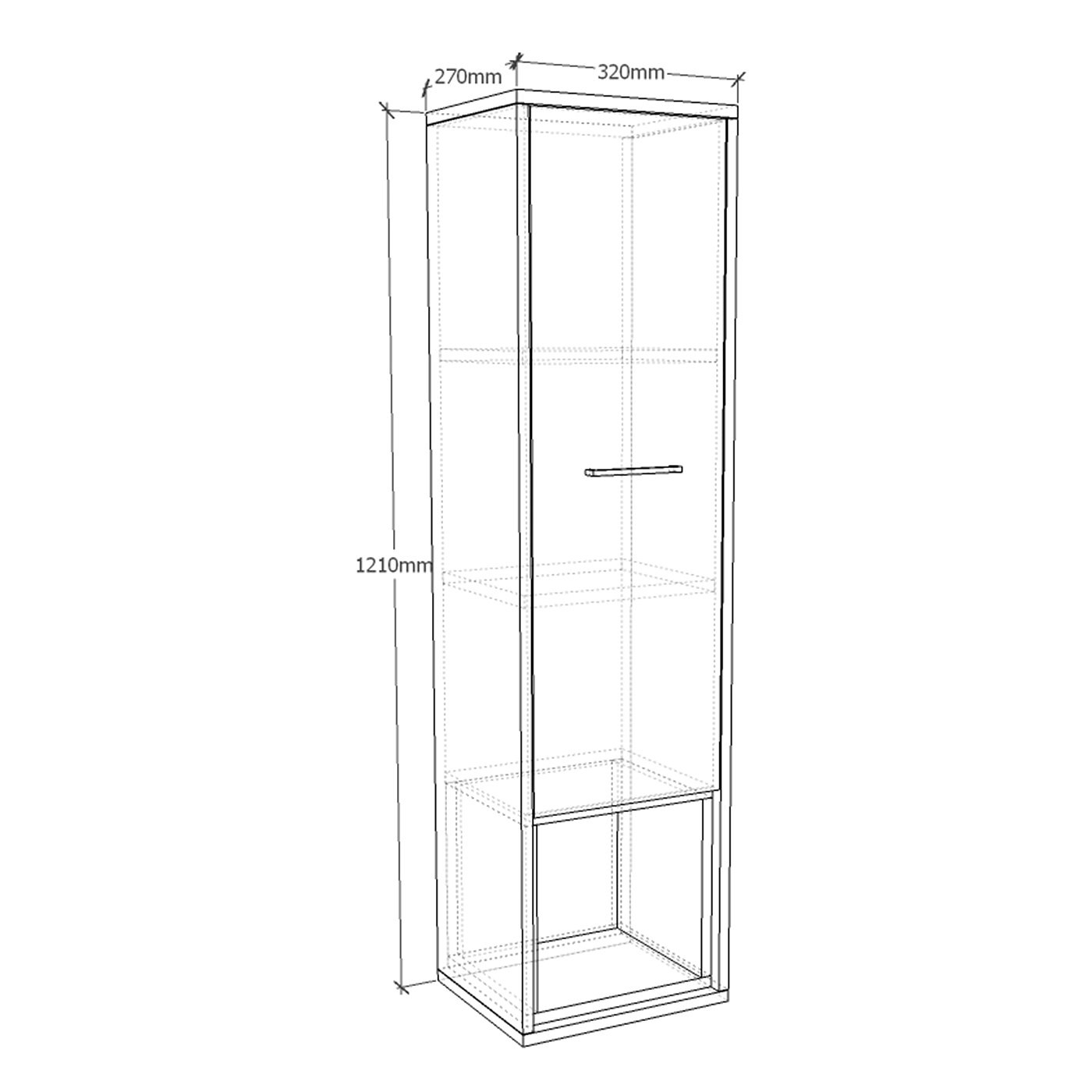 Полка Кеге-200hq современный для гостиной - фото 3 large