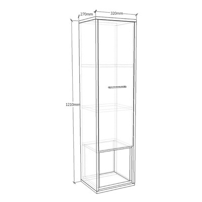 Полка Кеге-200pi современный для гостиной - фото 3 home