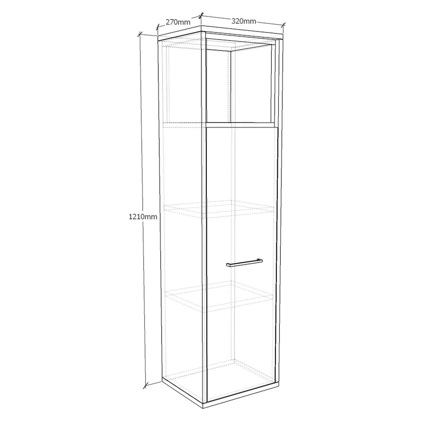 Полка Кеге-201hq современный для гостиной - фото 3 large