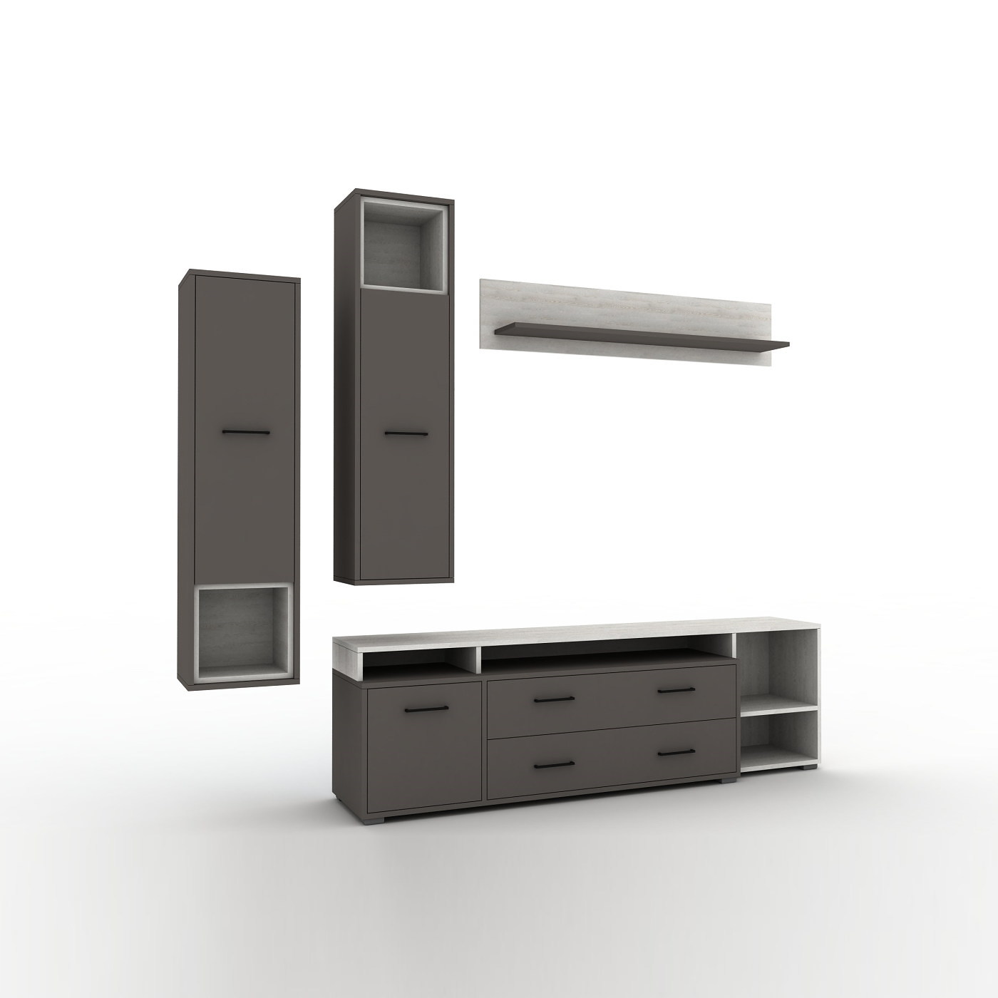 Модульная гостиная Кеге-1100pi современный для гостиной - фото 2 large