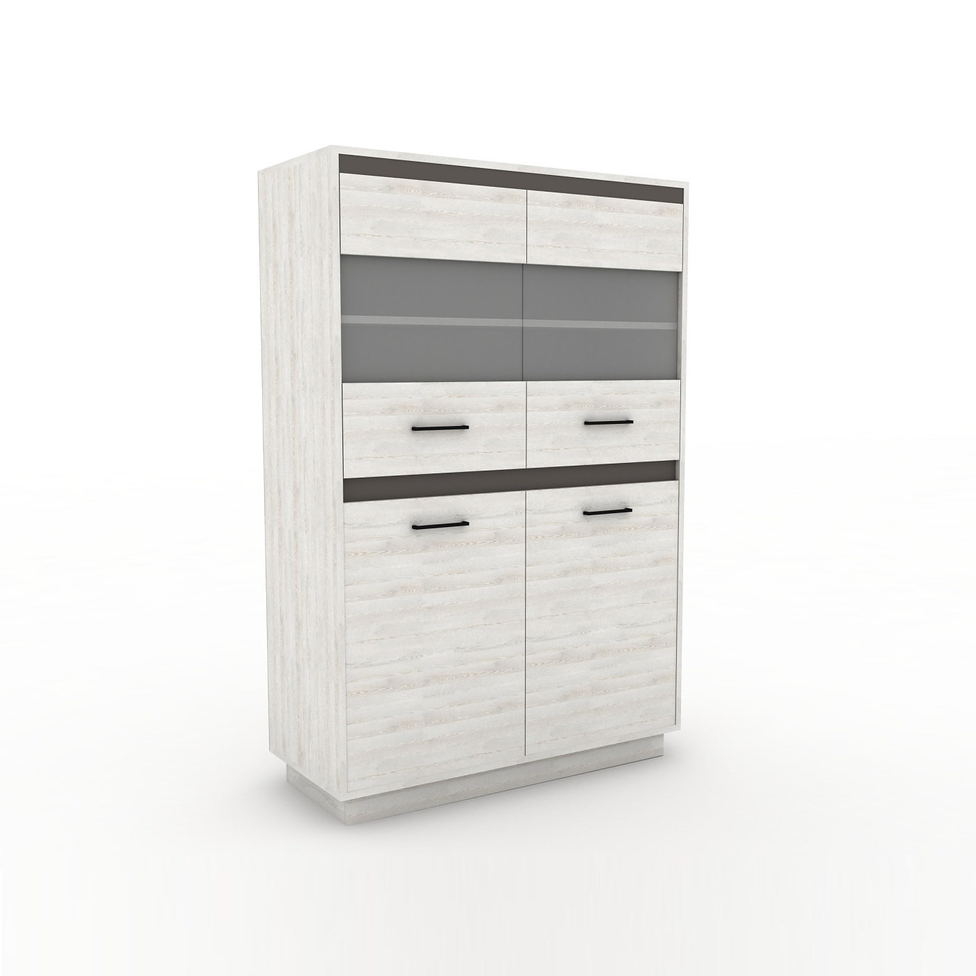 Шкаф Скара-200ip современный для гостиной и спальни - фото 2 large