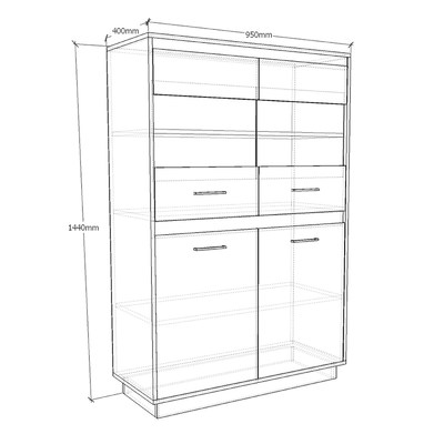 Шкаф Скара-200rm современный для гостиной - фото 3 home Шкаф Скара-200rm современный для гостиной - фото 3 home