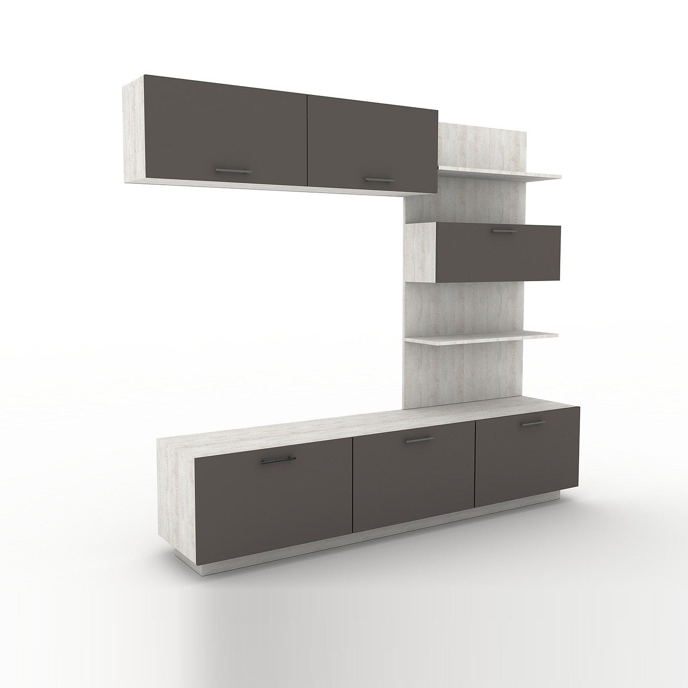 Стенка Гох-300ip современный для гостиной - фото 2 large