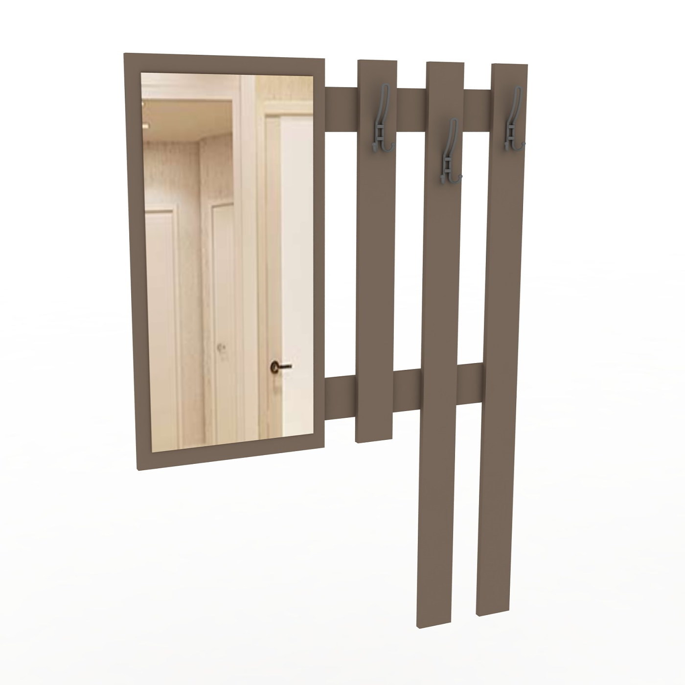 Модульная прихожая Бост-1200qh современный латте - фото 2 large