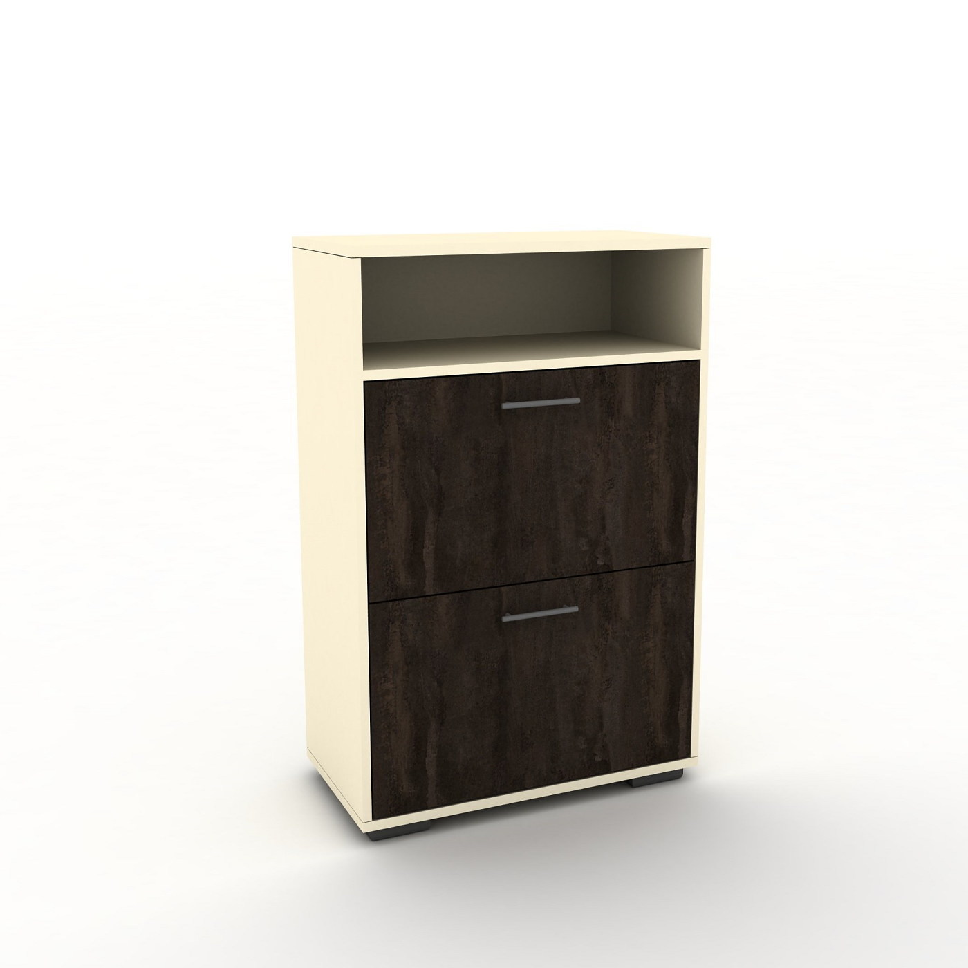 Модульная прихожая Бост-1200rm современный слоновая кость - фото 4 large