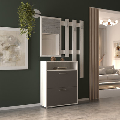 Модульная прихожая Бост-1200rm современный для прихожей - фото 5 home