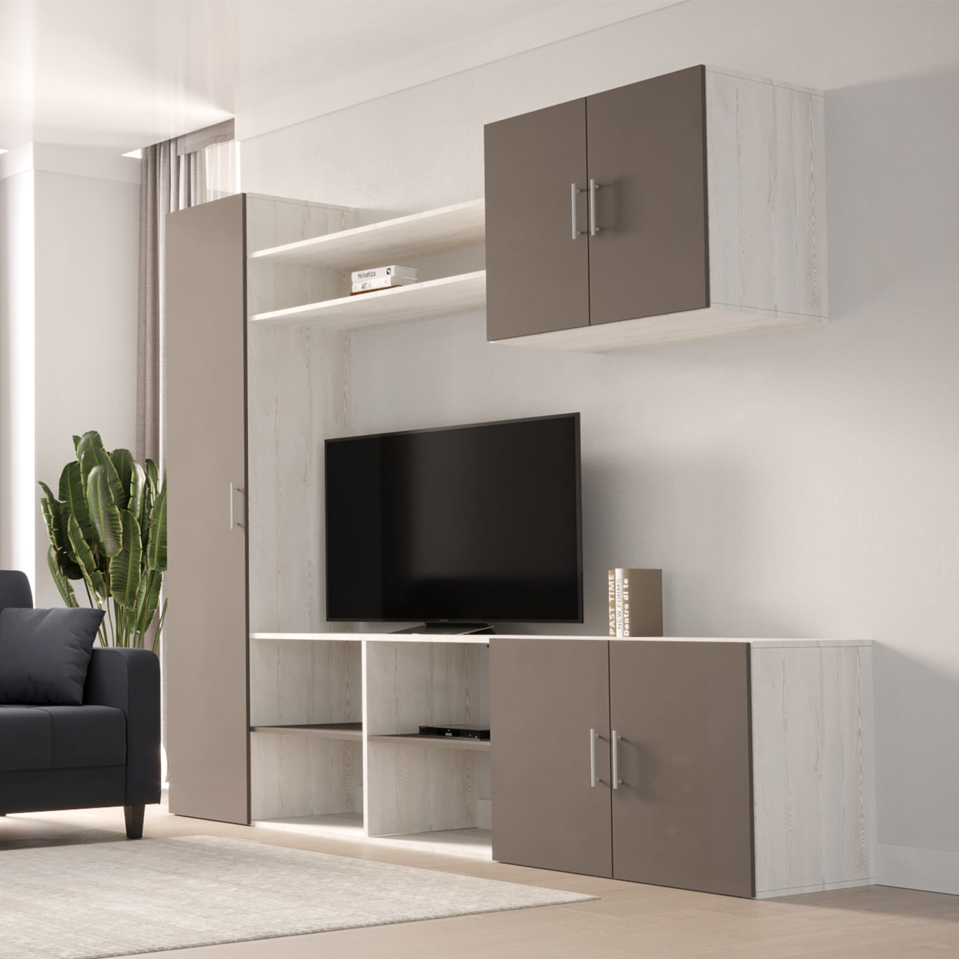 Стенка Урк-300kl современный для гостиной - фото 2 large