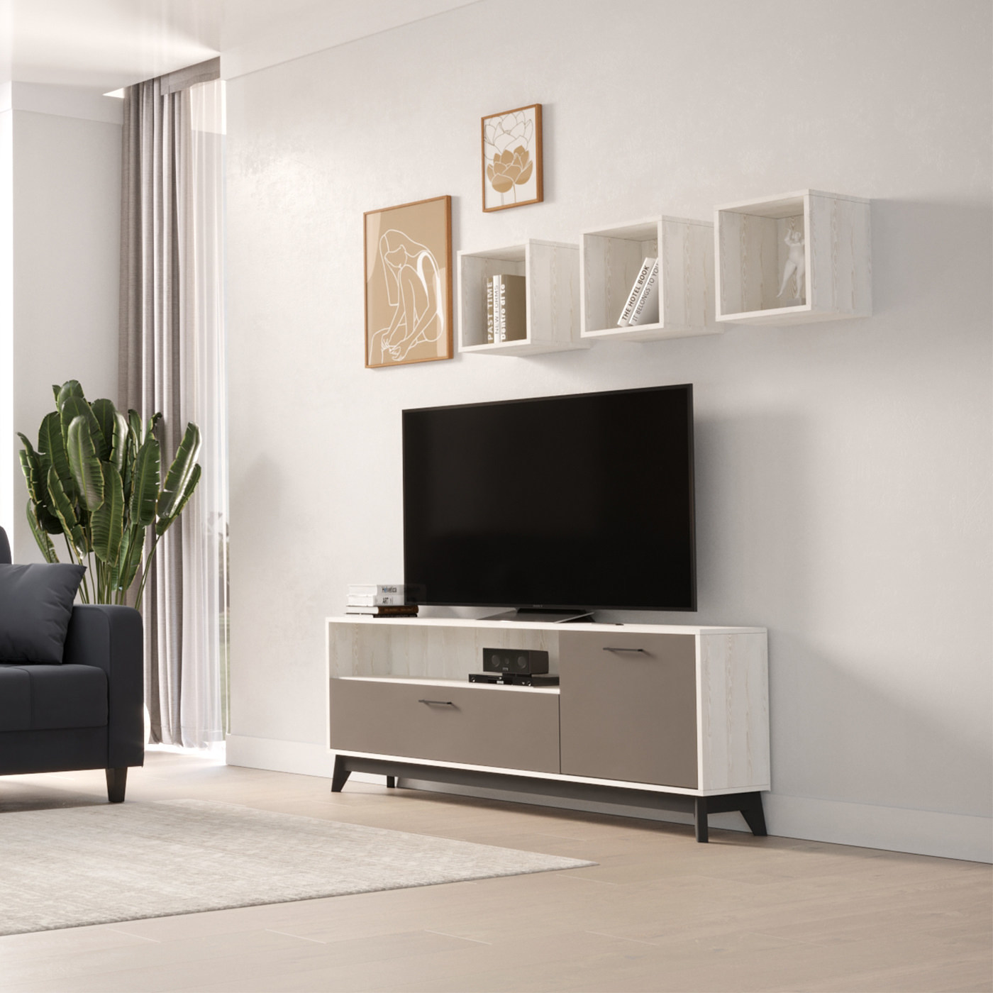 Полка Элст-200n современный для гостиной - фото 2 large