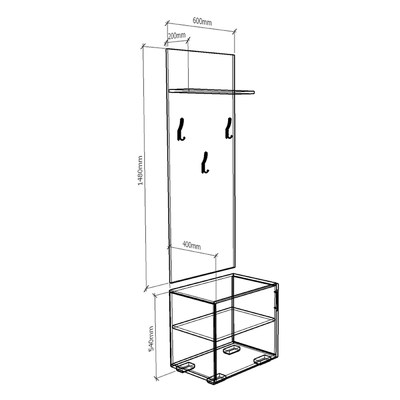 Прихожая Барри-400g классический для прихожей - фото 2 home
