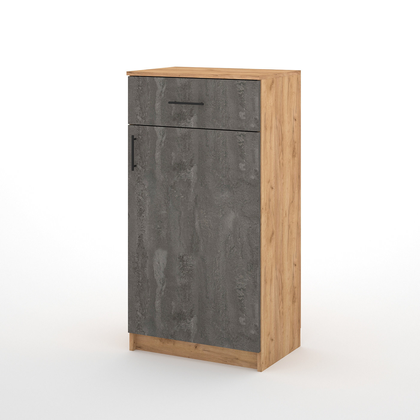 Модульная прихожая Алст-1200kl современный дуб крафт золотой - фото 4 large