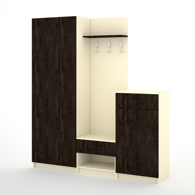 Модульная прихожая Алст-1200rm современный для прихожей - фото 1 home Модульная прихожая Алст-1200rm современный для прихожей - фото 1 home