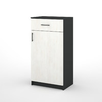 Модульная прихожая Алст-1200oj современный антрацит - фото 4 small