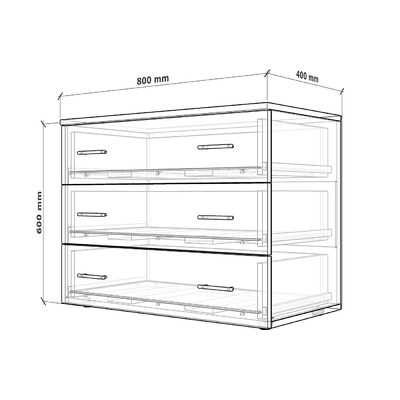 Комод Арнем-900g современный для прихожей - фото 3 home Комод Арнем-900g современный для прихожей - фото 3 home