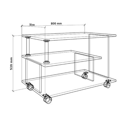 Журнальный стол Фарс-800e классический для гостиной - фото 2 home