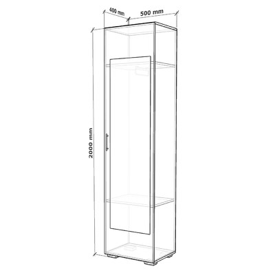 Шкаф Монс-200iaj современный для прихожей - фото 3 home