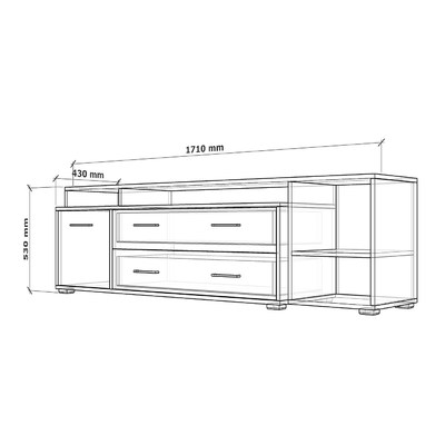 ТВ-тумба Кеге-951kl современный для гостиной - фото 3 home ТВ-тумба Кеге-951kl современный для гостиной - фото 3 home