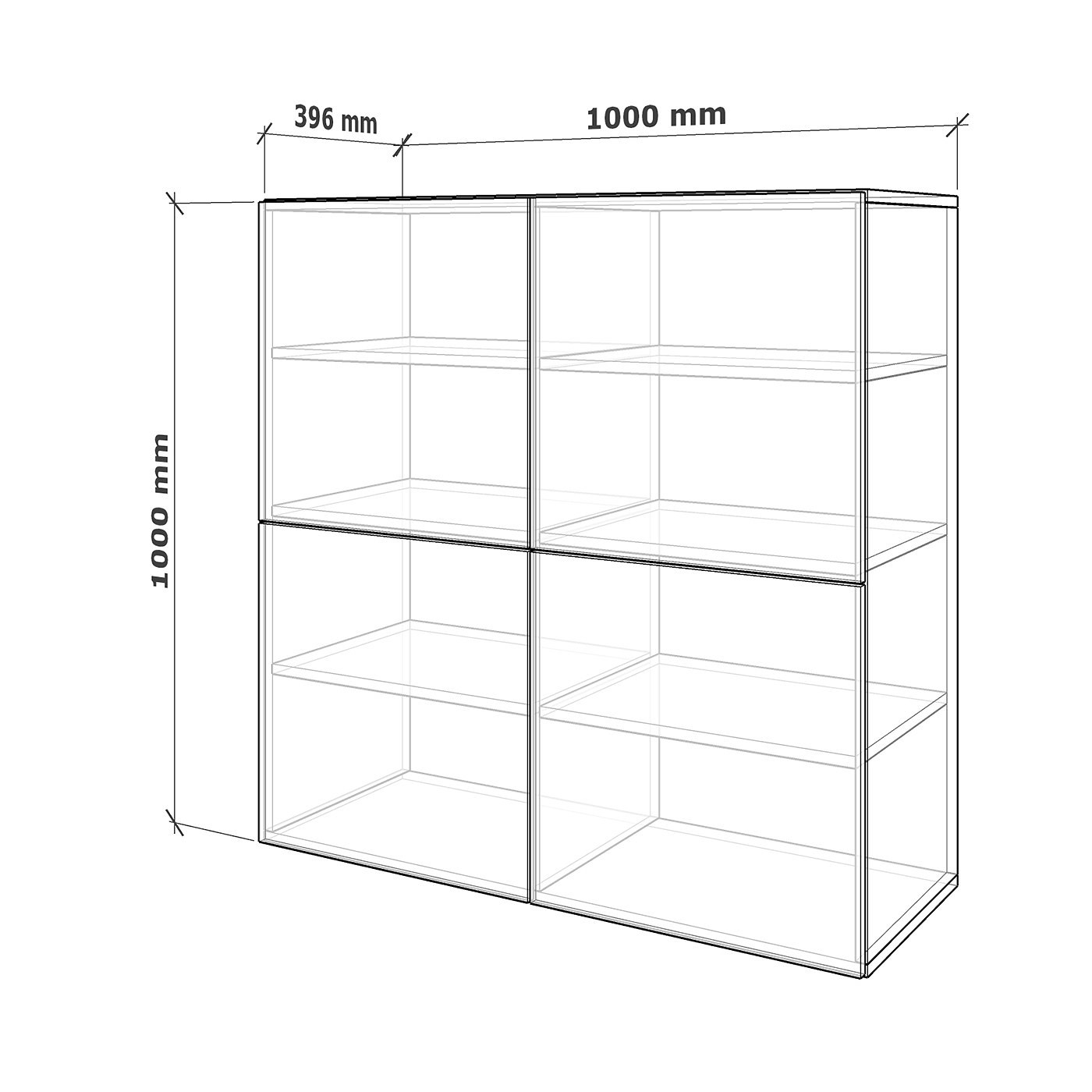 Полка Эде-200rm современный для гостиной - фото 3 large