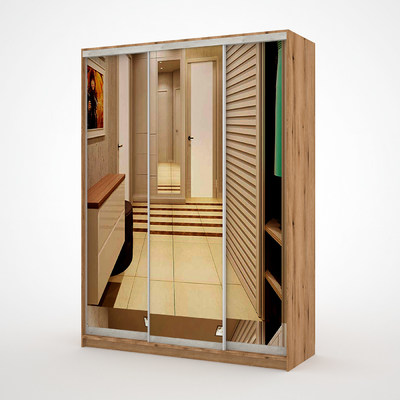 Шкаф-купе Вевер-200n современный для прихожей - фото 1 home