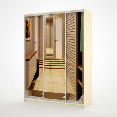 Шкаф-купе Вевер-200r современный для прихожей - фото 1 home