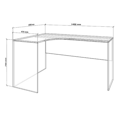 Письменный стол Сити-800f классический письменный - фото 2 home