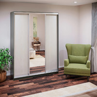 Шкаф-купе Версаль 3-201g современный для прихожей и спальни - фото 6 small