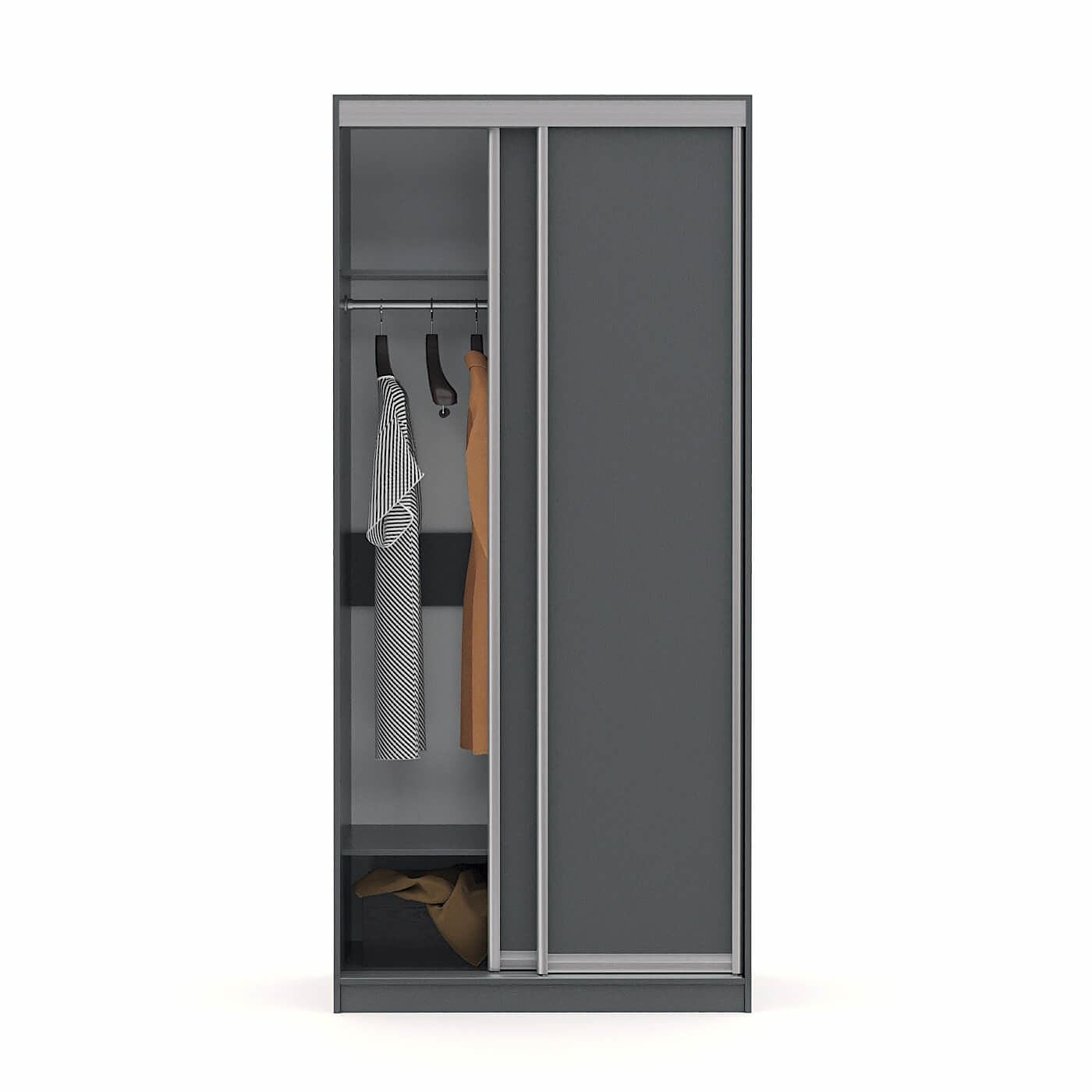 Шкаф-купе Версаль 2-200aj современный для прихожей и спальни - фото 2 large