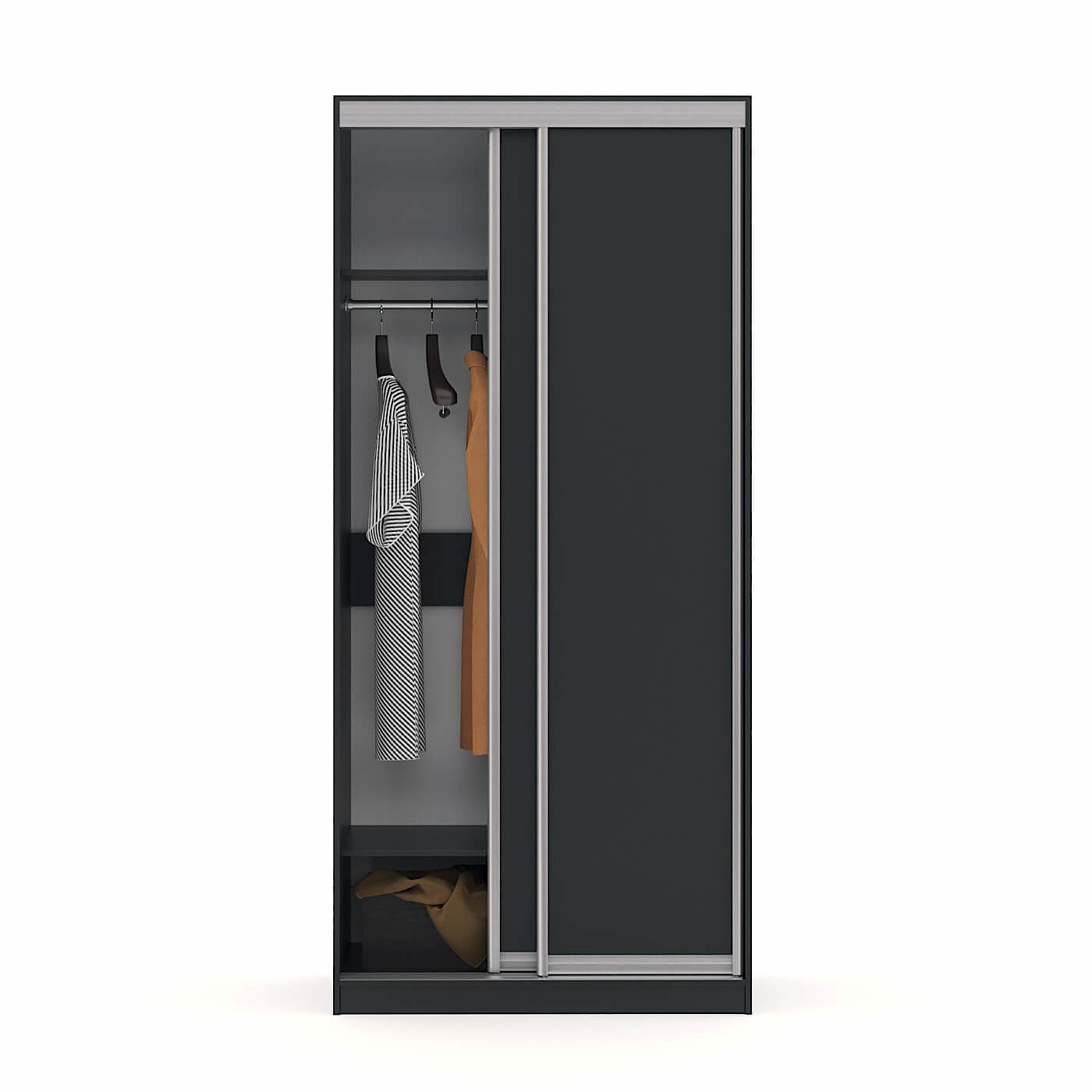 Шкаф-купе Версаль 2-200u современный для прихожей и спальни - фото 2 large