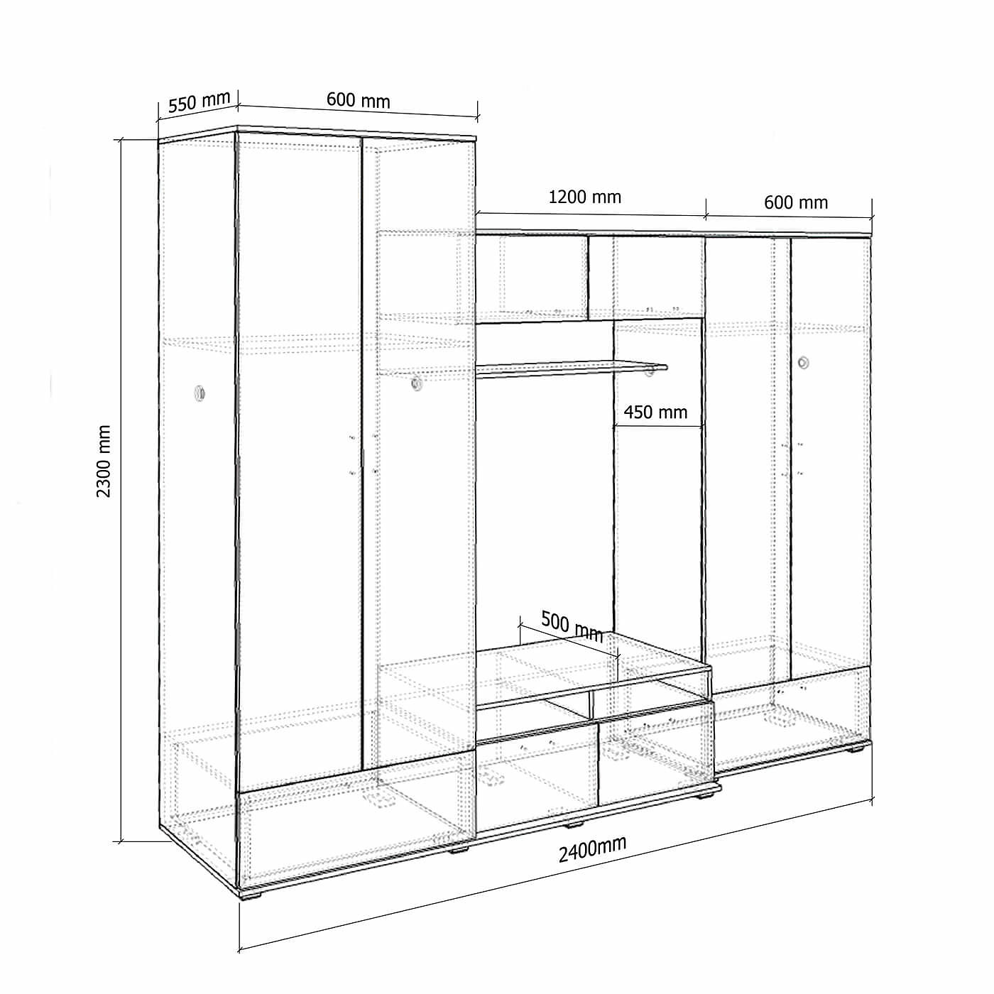 Стенка Снек-300kl современный для гостиной - фото 2 large