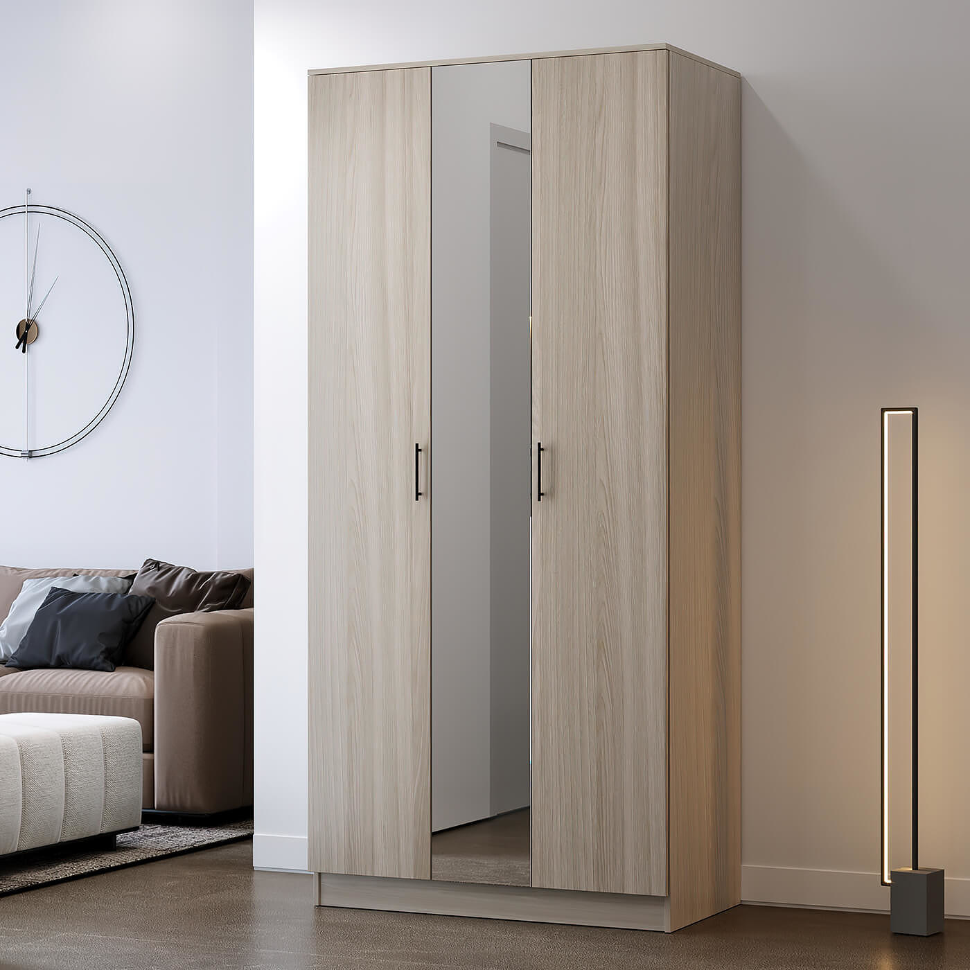 Шкаф Барри-200d современный для прихожей и спальни - фото 2 large