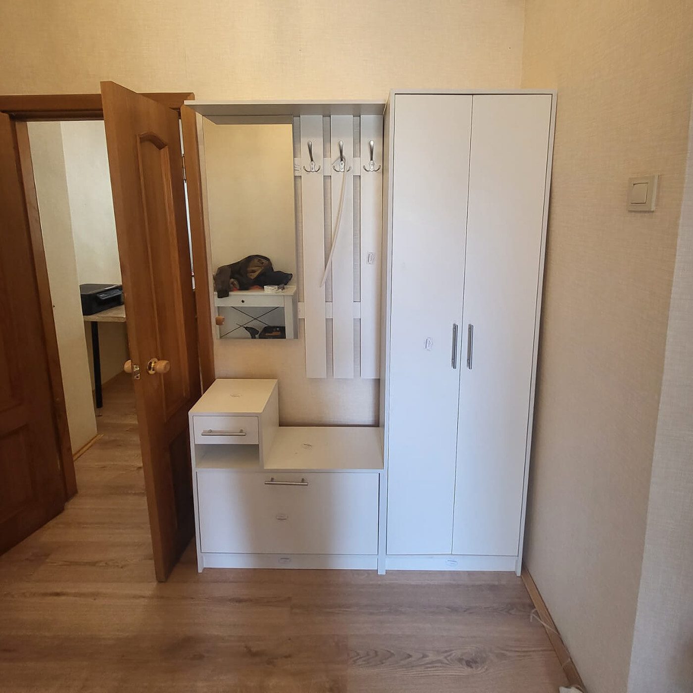 Прихожая Феникс-400d современный ясень шимо темный - фото 3 large