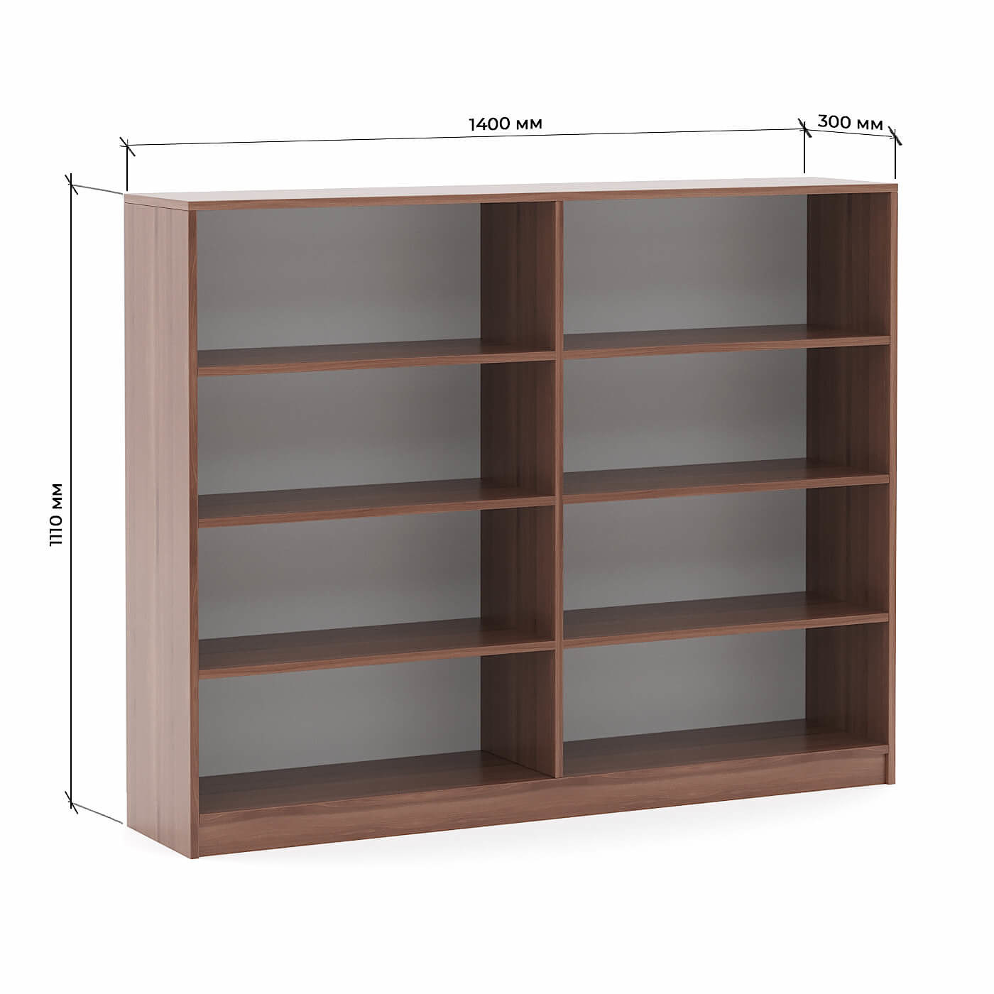 Стеллаж Холтен-200d классический для гостиной и спальни - фото 3 large