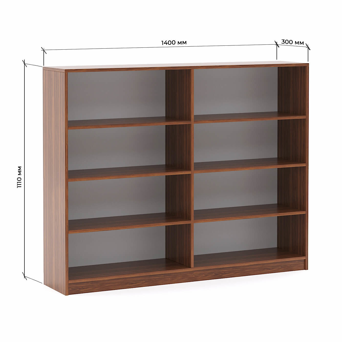 Стеллаж Холтен-200f классический для гостиной и спальни - фото 3 large