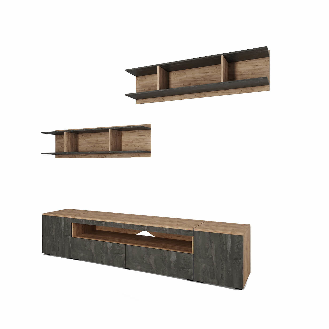 Модульная гостиная Онге-1100kl современный для гостиной - фото 2 large