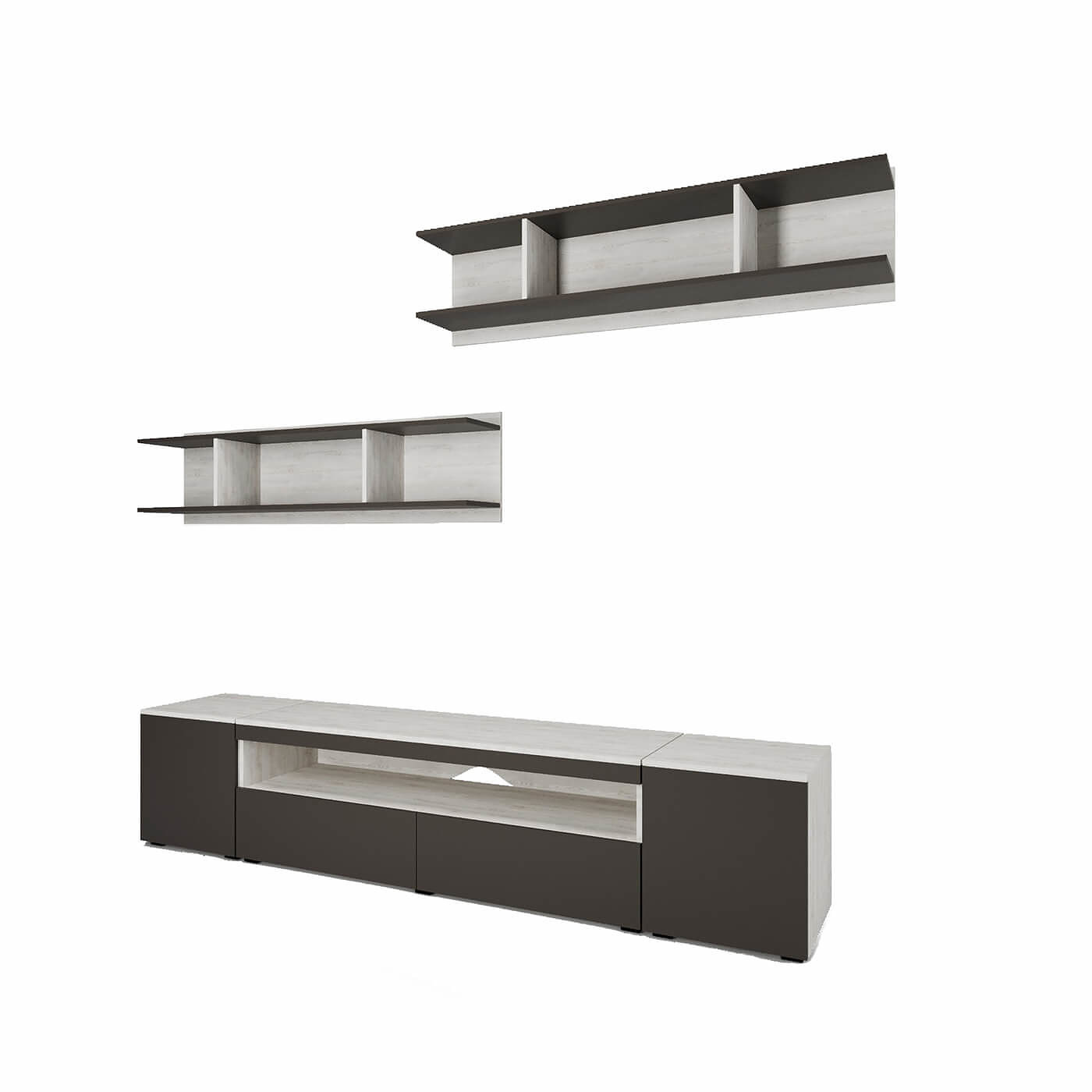 Модульная гостиная Онге-1100ip современный для гостиной - фото 2 large