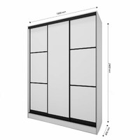 Шкаф-купе Сома-200iaj современный для прихожей и спальни - фото 4 small