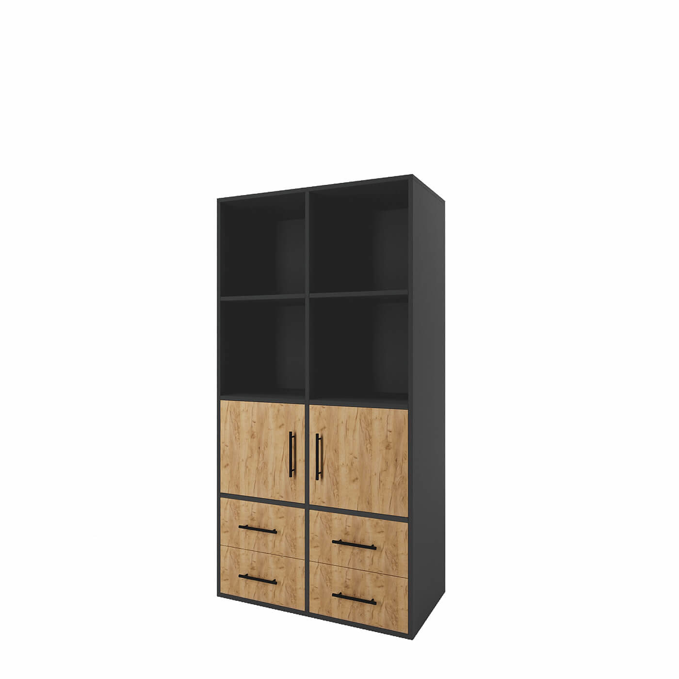 Стеллаж Балк-200ok современный для гостиной и спальни - фото 2 large