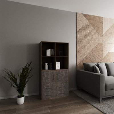 Стеллаж Балк-200qh современный для гостиной - фото 1 home