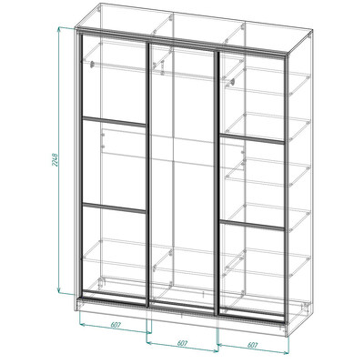 Шкаф-купе Сома-200jo современный для прихожей - фото 6 home Шкаф-купе Сома-200jo современный для прихожей - фото 6 home