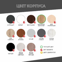 Модульная прихожая Лофт-409ko современный дуб крафт золотой - фото 11 small