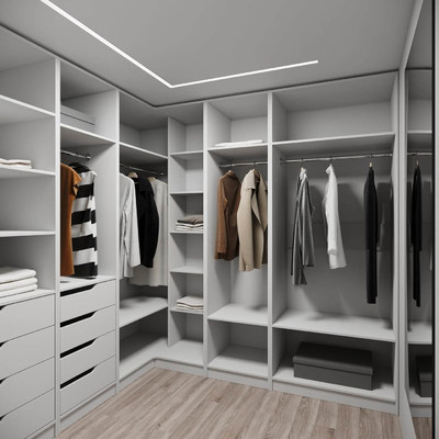 Гардеробная Титан-200e минимализм для прихожей - фото 2 home