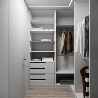 Гардеробная Титан-236e минимализм для прихожей - фото 3 home