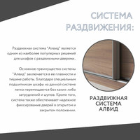 Шкаф-купе Версаль 3-201w современный для прихожей и спальни - фото 8 small