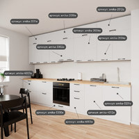 Модульная кухня Амика-5912e минимализм гарнитур - фото 5 small