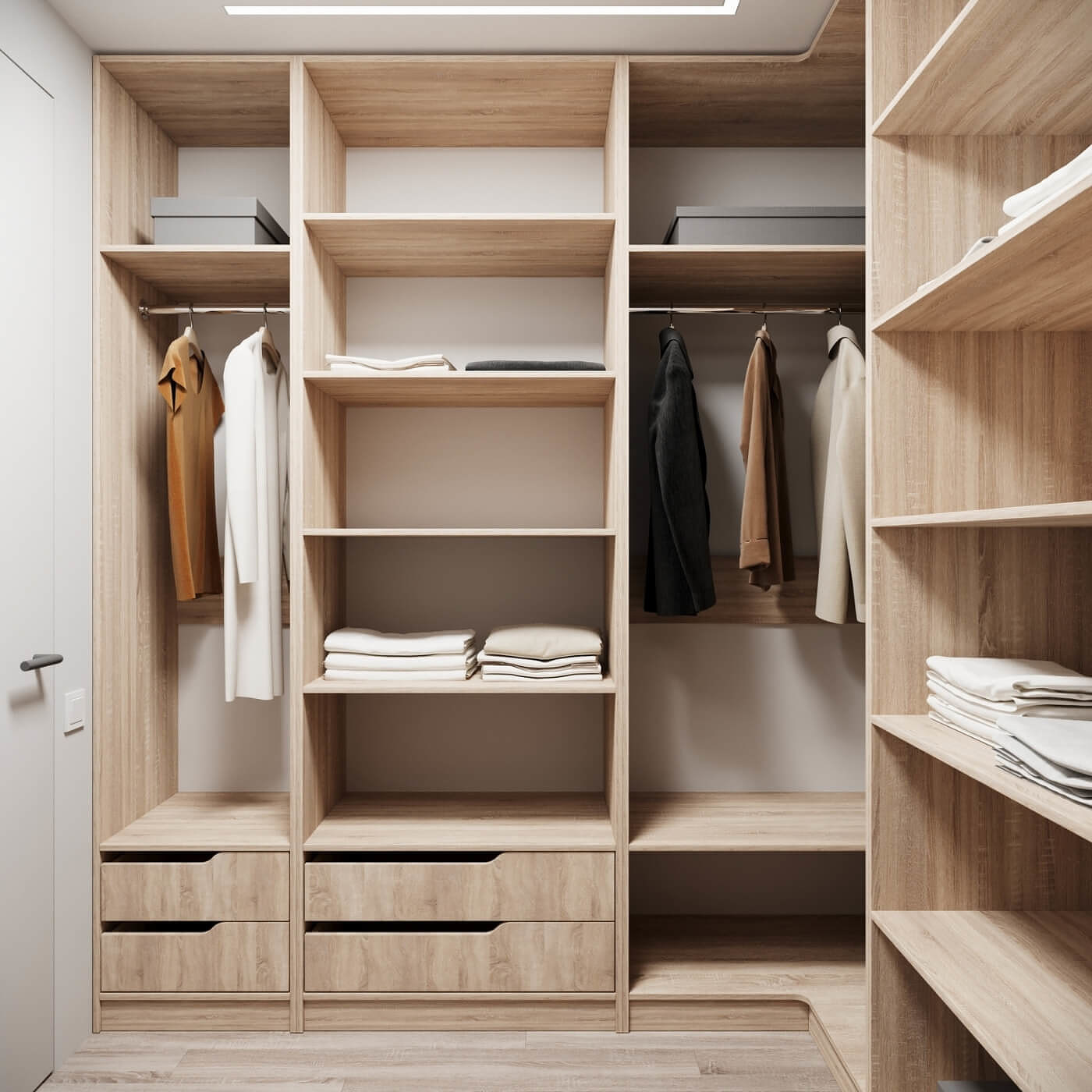 Гардеробная Титан-205g минимализм для прихожей - фото 2 large