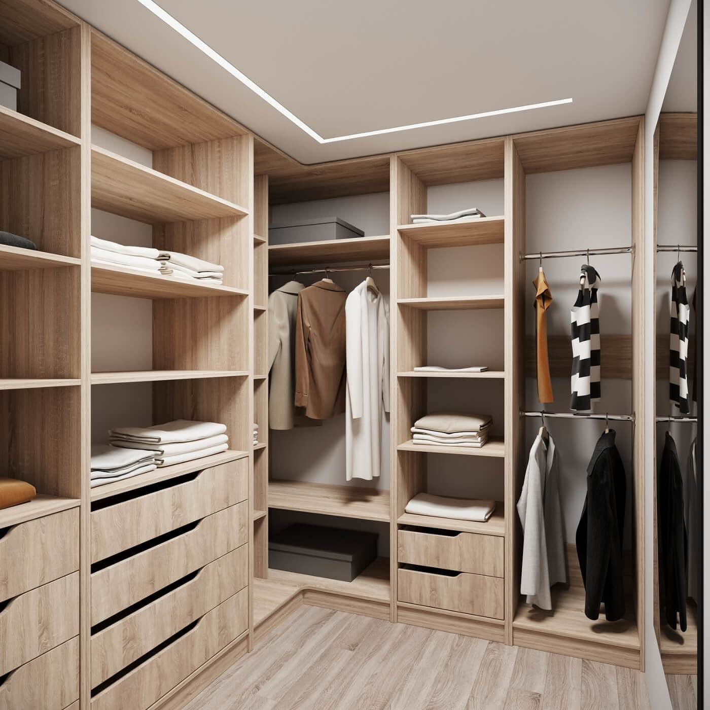 Гардеробная Титан-208g минимализм для прихожей - фото 2 large