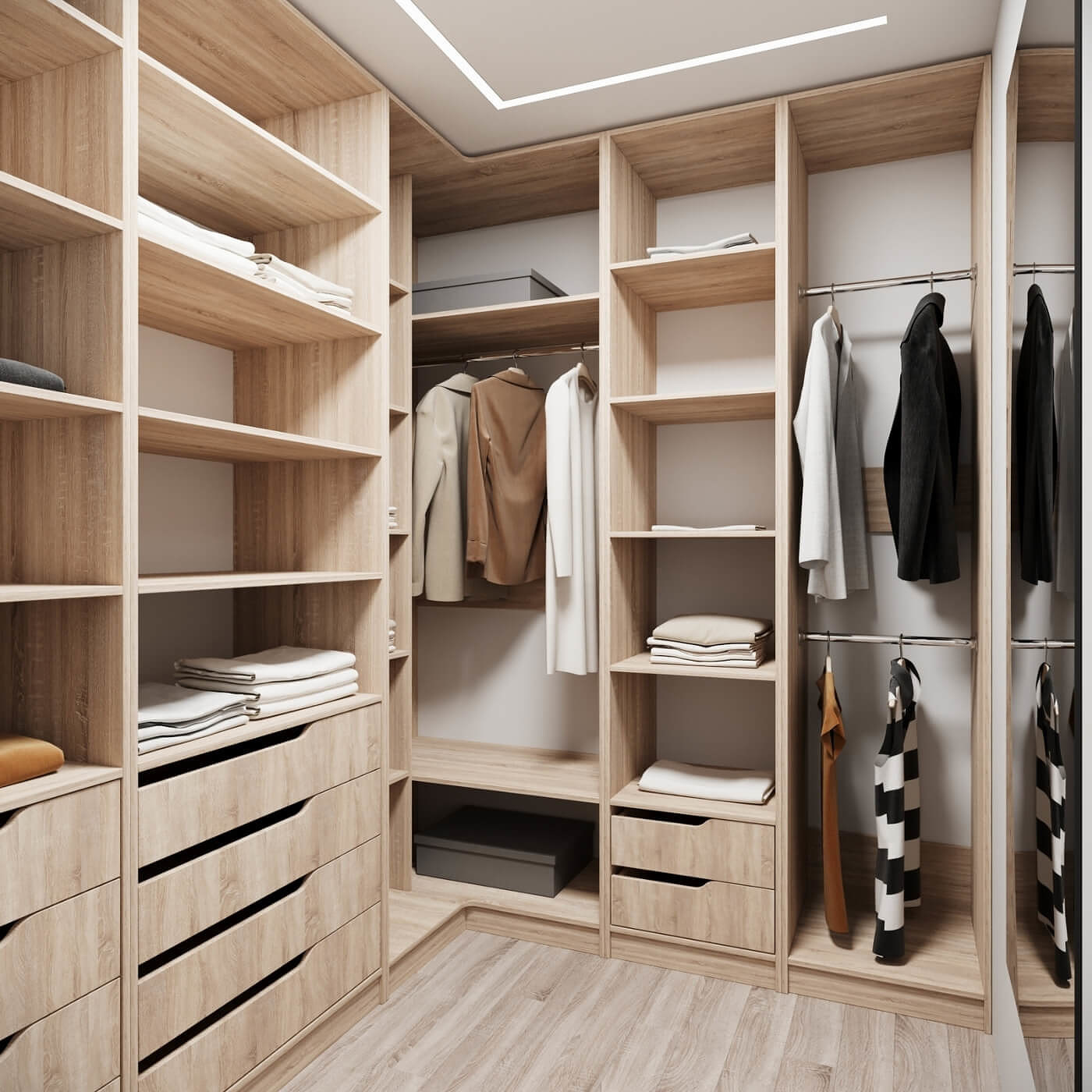 Гардеробная Титан-209g минимализм для прихожей - фото 2 large